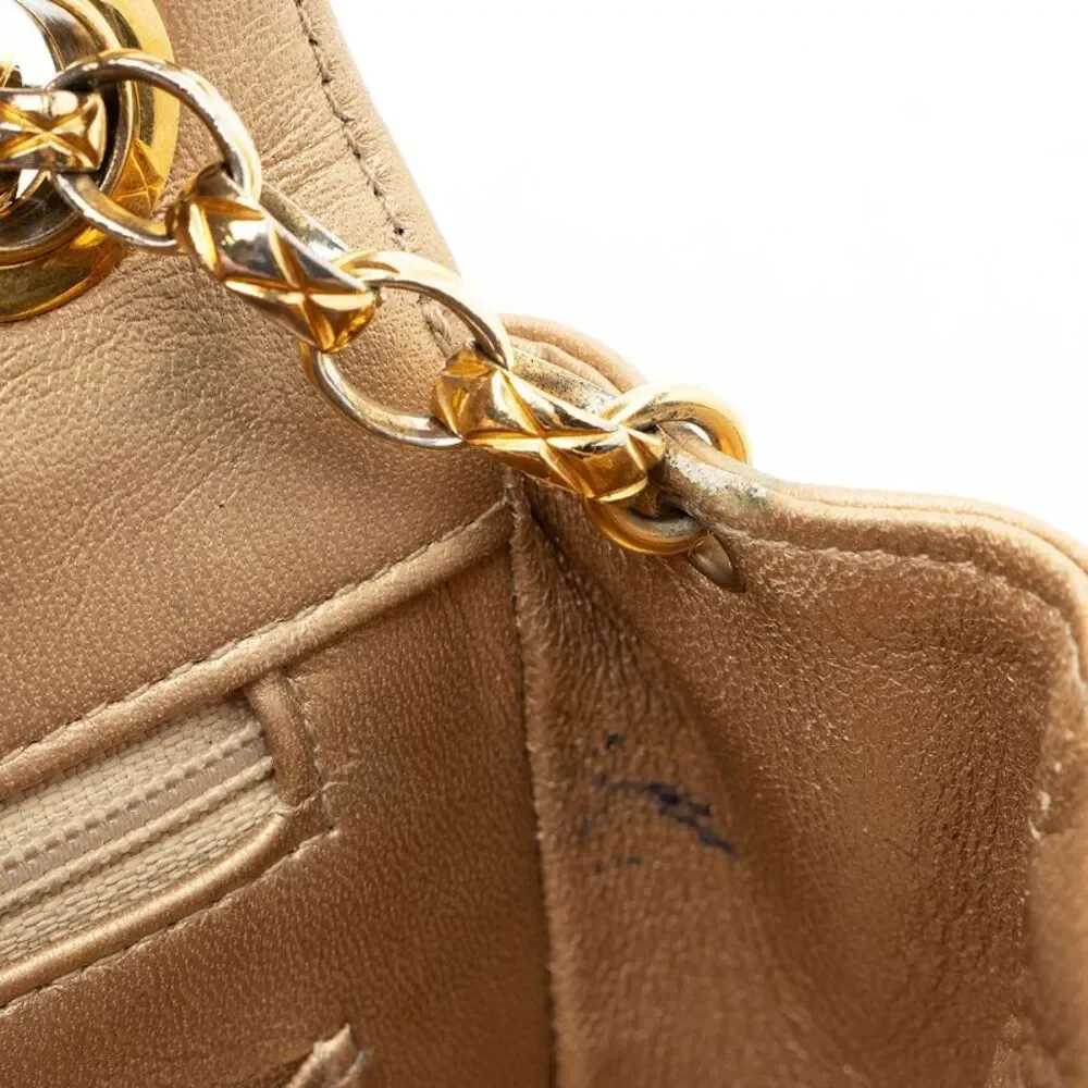 Chanel Vintage Metallic Lambskin Bijoux Mini Flap Bag